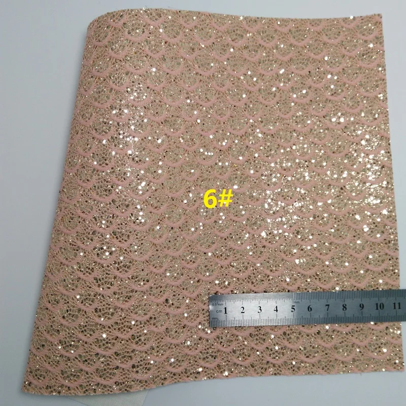 6 1 шт. A4 Размер 21X29 см от бренда Alisa, блеск Cuero Sintetico кружевной блеск кожи Сделай Сам DIY бигуди для волос Accessroies ремесло набор «сделай сам» для K42E - Цвет: 6