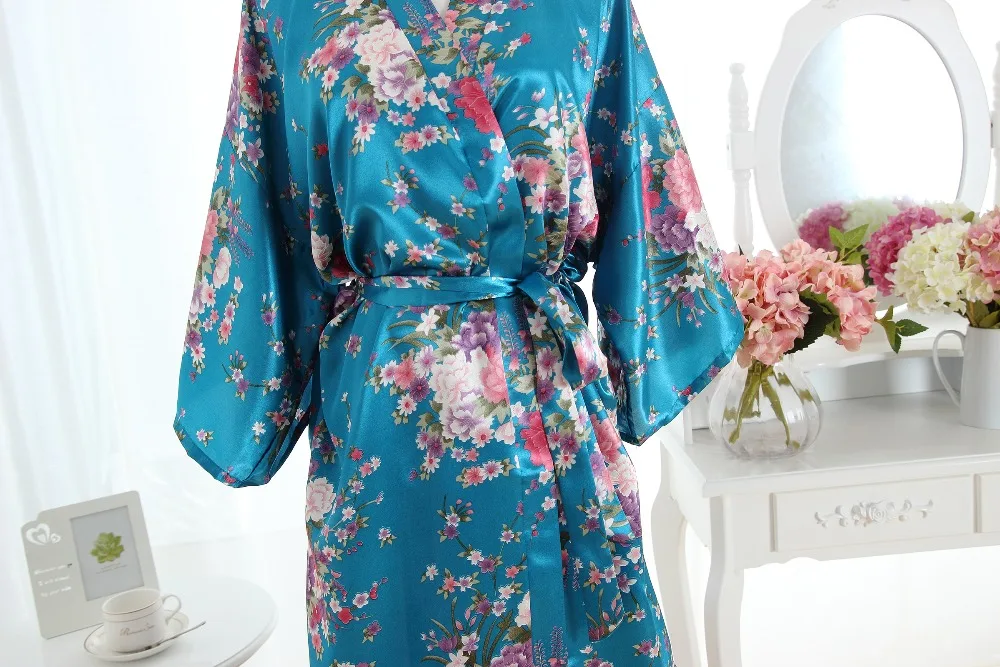 Новинка голубое свадебное платье невесты халат подружки Цветочный Короткое