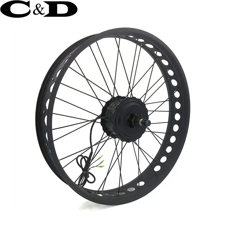 48 в 750 Вт Fat bike e-bike kit комплект для переоборудования электрического велосипеда мотор 2" 26" колеса MXUS бренд для 175 мм 190 мм вилка