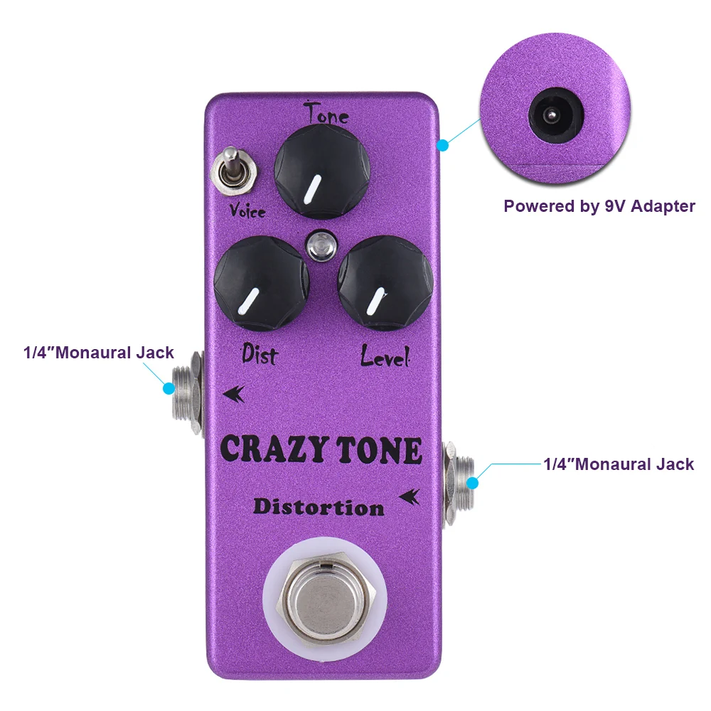 MOSKY MP 50 CRAZY TONE RIOT Distortion Mini Одиночная педаль эффектов для гитары True Bypass|true bypass|guitar