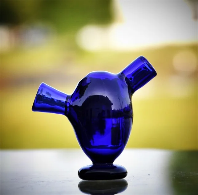 Горячая Dabber стеклянные трубы Dabber Carb крышка с желтыми, синими, зелеными цветами