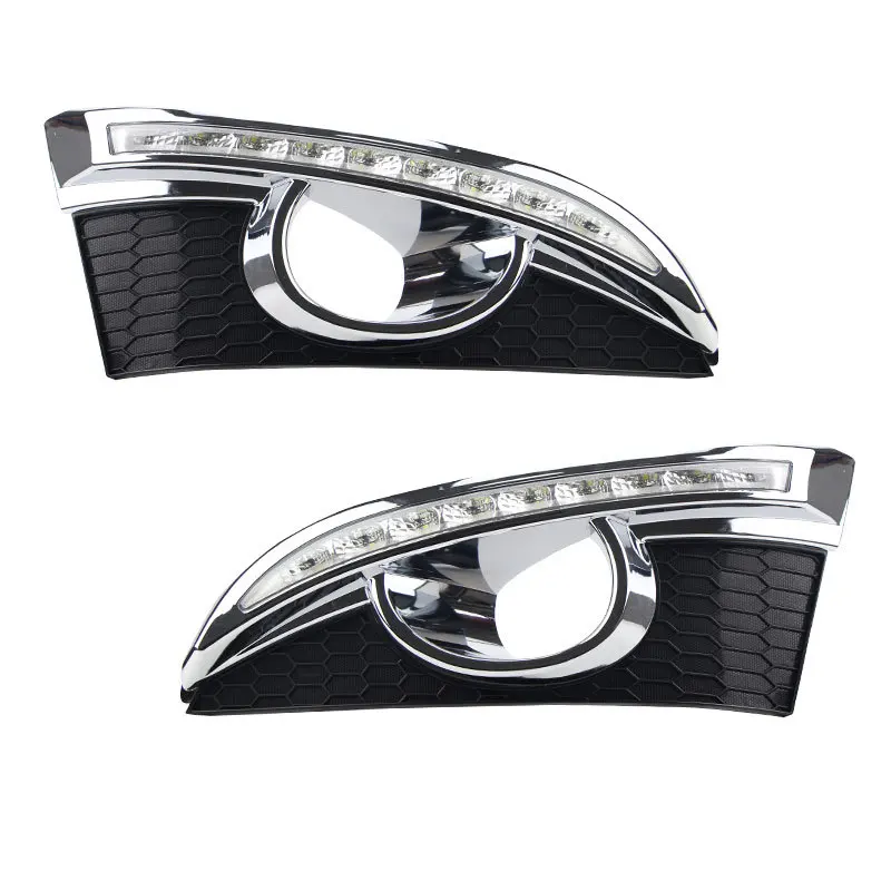 Lampever светодиодный дневные ходовые огни для Chevrolet Captiva 2011 2012 2013 светильник тумана