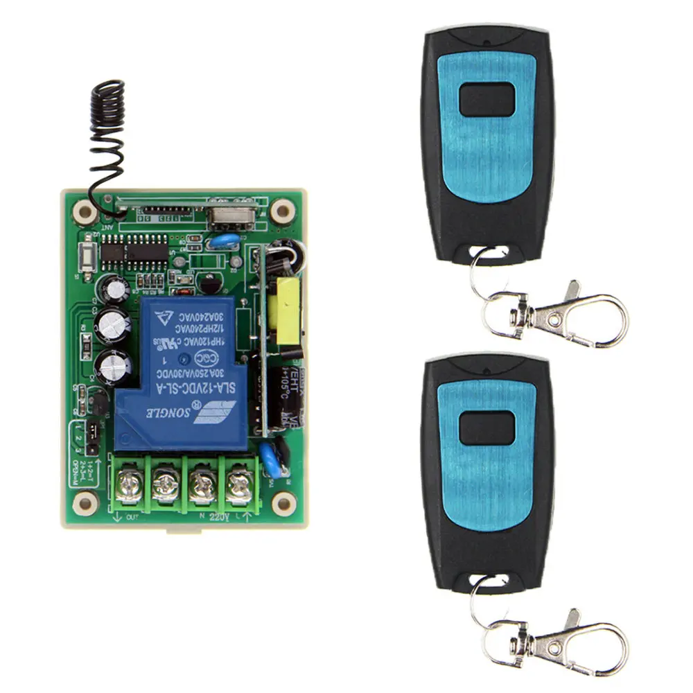 30A 1 канал 1CH приемник беспроводное реле RF дистанционное управление переключатель