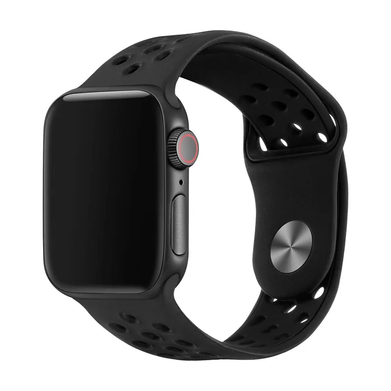 20 Силиконовые замена спортивный ремешок для наручных часов Apple Watch 38 мм 40 мм 42 44 мм браслет ремешок для наручных часов iWatch серии 5/4/3/2/1 81010 - Цвет ремешка: 20