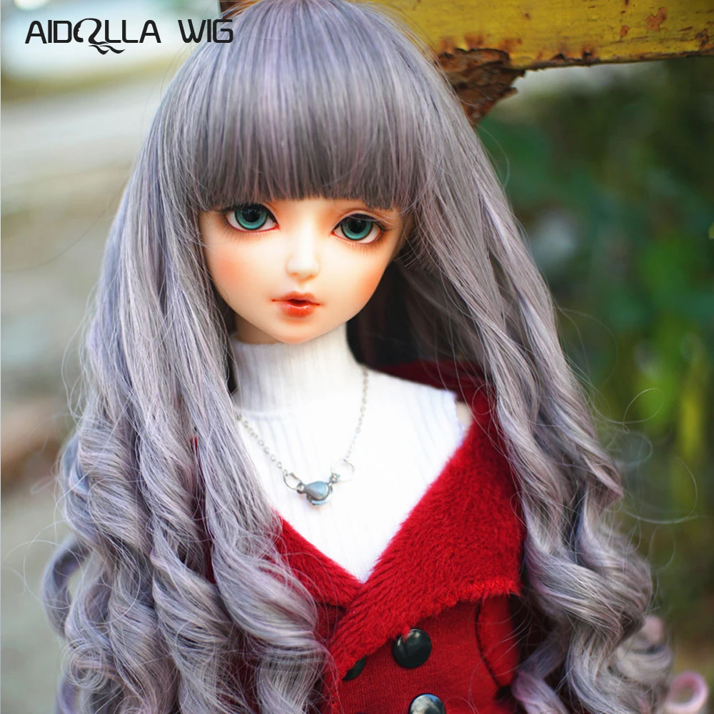 

Высококачественный парик для кукол, волосы для 1/3 1/4 BJD SD Dollfie, ручная работа, аксессуары для кукол в париках, подарок на день рождения для дево...