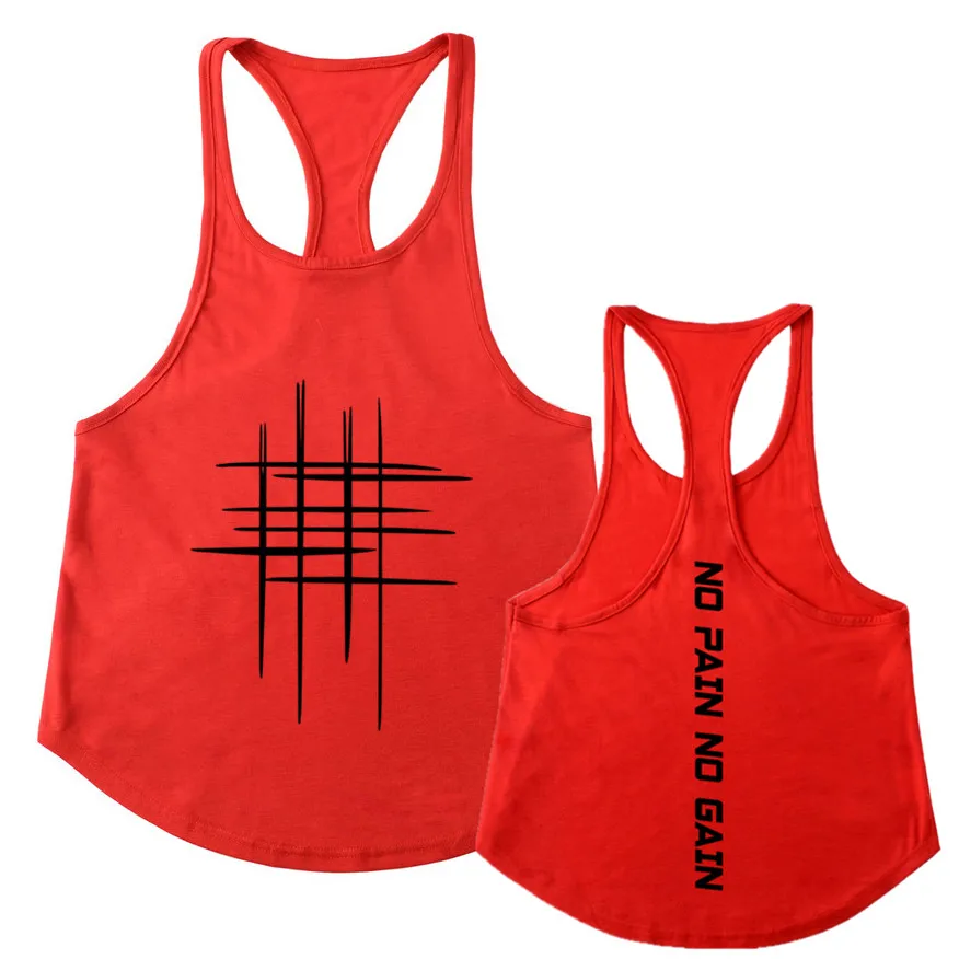 Новинка 2019 Модная хлопковая рубашка без рукавов жилет мужские майки для