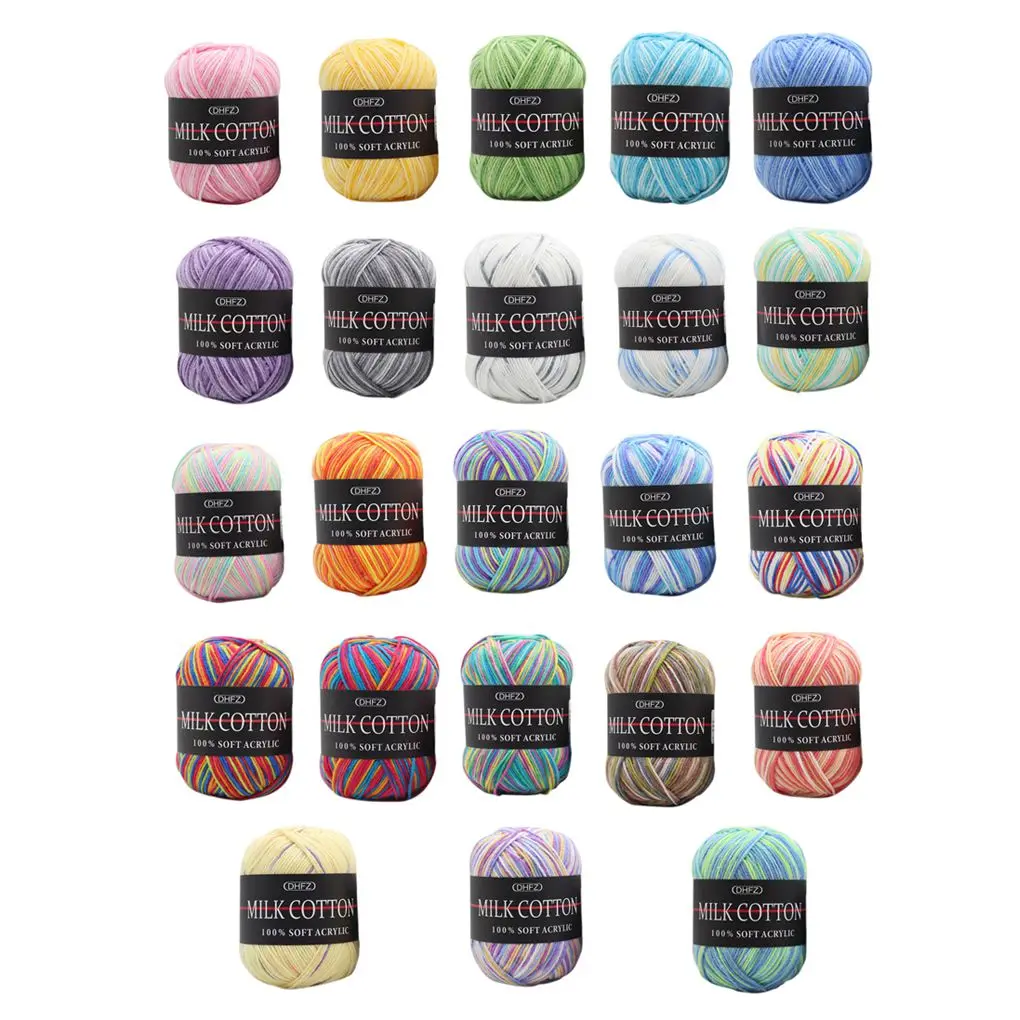 Цветная 3 слойная пряжа для шарфа подушка ручной работы одеяло вязания крючком