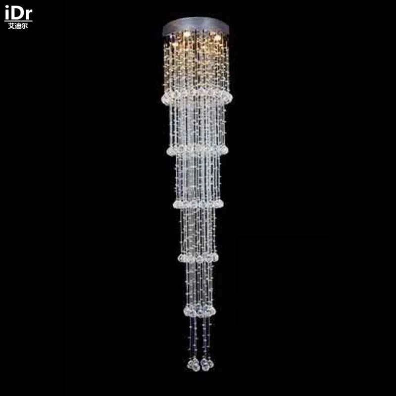 Люстры Золотая современная хрустальная лампа для спальни учебы кулоны зала 40 см