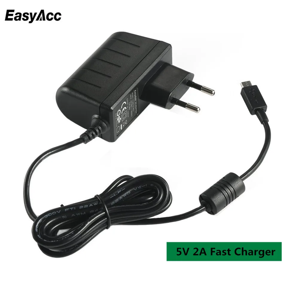EasyAcc 5 V 2A быстрое зарядное устройство Micro USB для мобильных телефонов адаптер