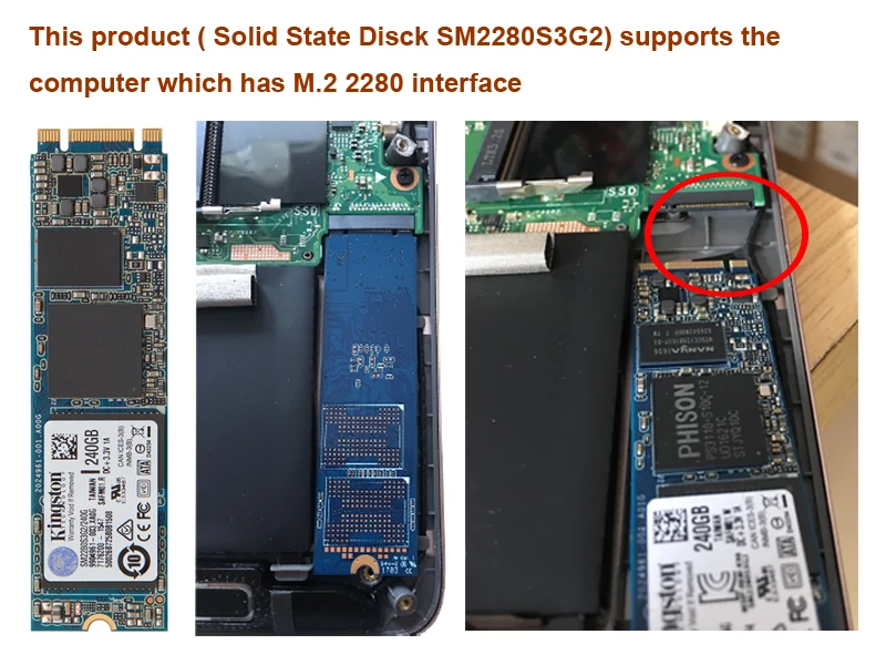 Kingston SSD SSDNow M.2 SATA G2 диск 120 ГБ 240 обеспечивает экономию места • регистронезависимый дизайн подходит для ультра-thincomputing приложений