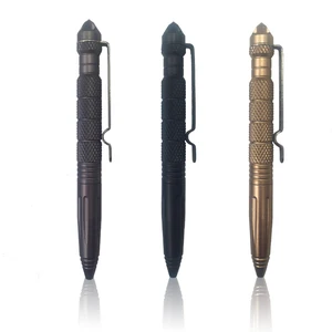 Высококачественная индивидуальная тактическая ручка для самообороны Ручка инструмент многоцелевой авиационный алюминий Противоскользящий портативный