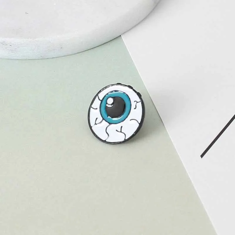 Korean Version Of Enamel Color Drop Human Brooch Brain Eye Teeth Heart Accessories Wholesale Pin Badge | Украшения и аксессуары