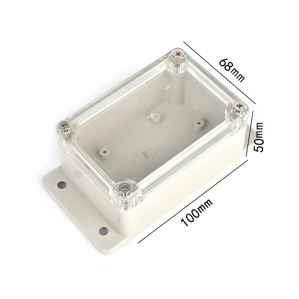 Небольшой корпус для электроники DIY PLC Project прозрачный пластиковый