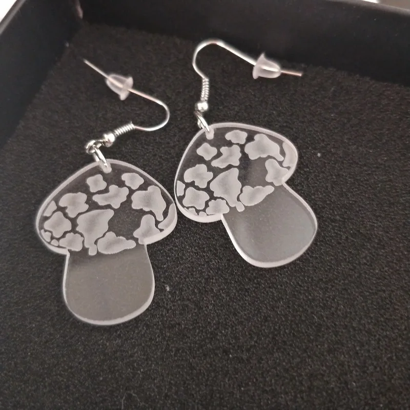 Модные капризные ювелирные изделия прозрачные акриловые серьги капли с