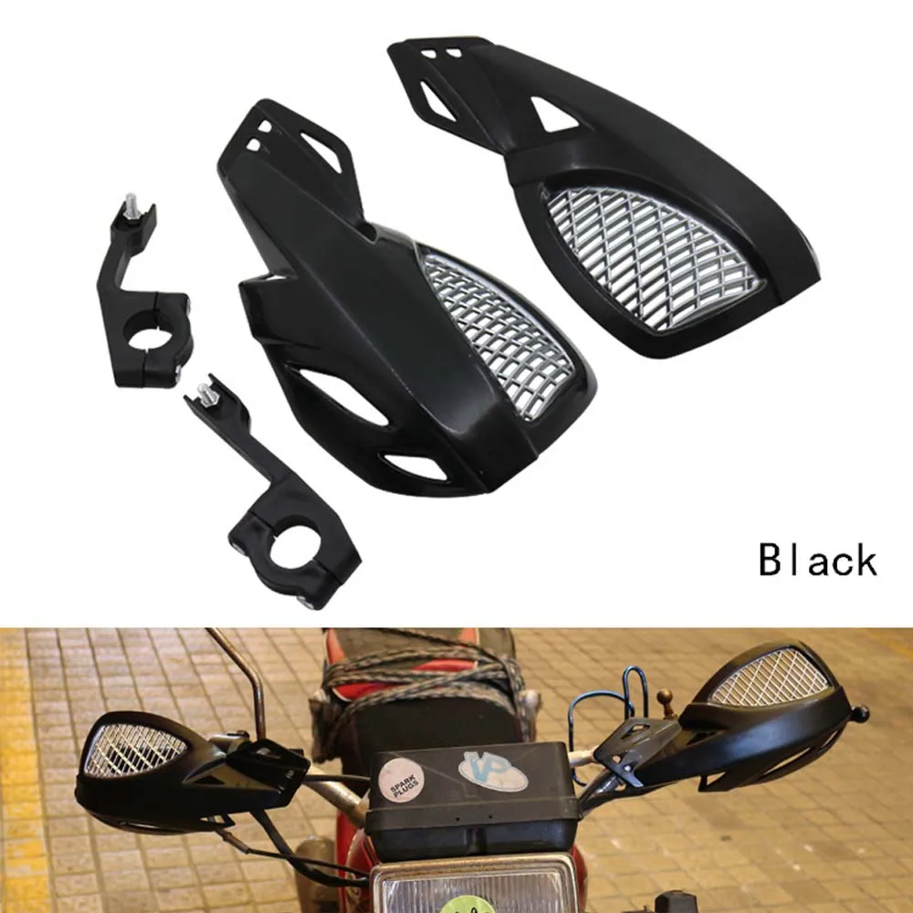 Мотоциклетная защита для рук для Kawasaki Suzuki Honda Yamaha KTM SX EXC XCW SMR мото байк квадроциклы 22 мм руль - Цвет: Черный
