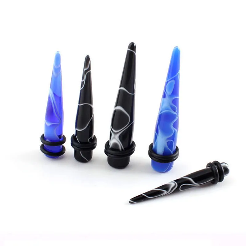 2 шт. акриловая пробка тоннель печати Tapers носилки шип Козелок уха расширитель