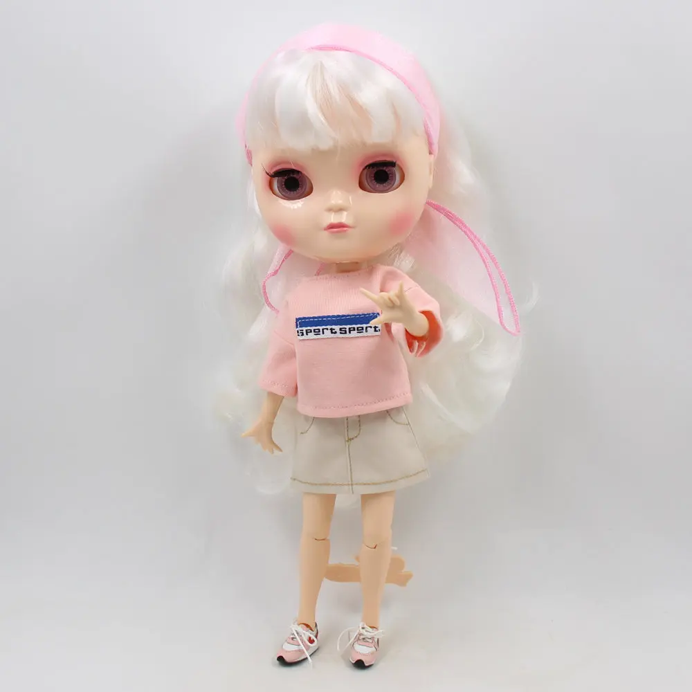 Кукла блайз ICY DBS Blyth DollDBS 1/6 30 см одежда для шарнирных костюмов милый розовый