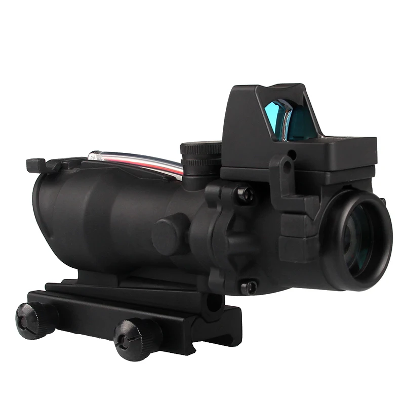 США со ACOG 4x32 оптики взгляд с RMR красный зеленый волокно Дуэль подсветкой Прицел Airsoft для охота RL6-0006/58