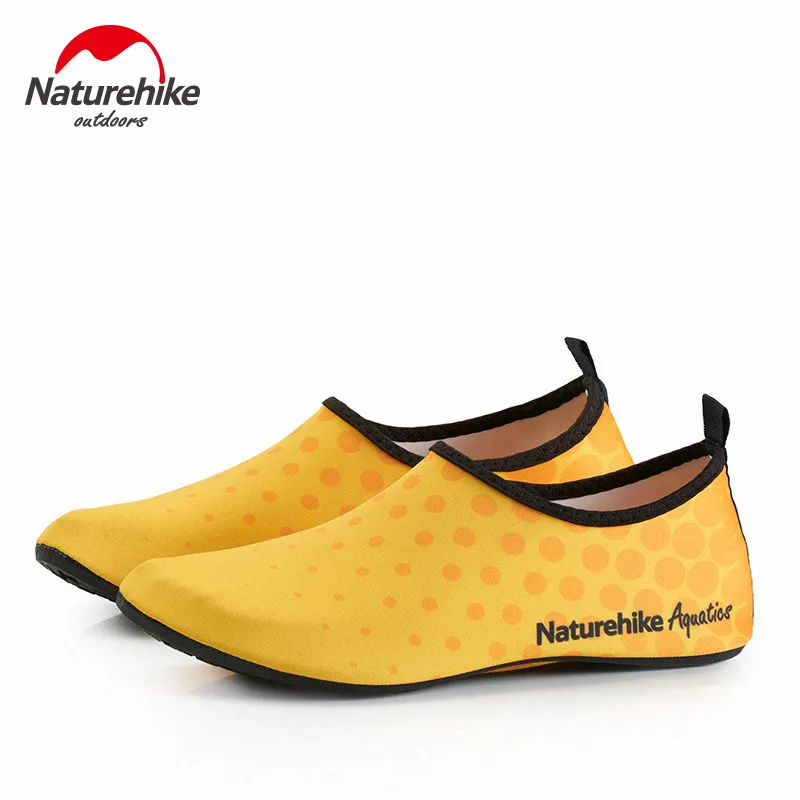 Ordinary-Yellow Naturehike уличная эластичная водонепроницаемая обувь для плавания, носки для плавания, Ультралегкая дышащая пляжная обувь для мужчин и женщин, разноцветные - Цвет: Ordinary-Yellow