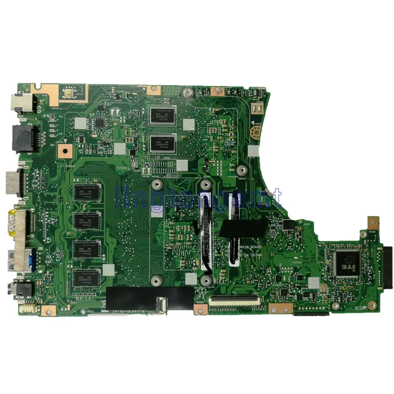 X455YI материнская плата для ноутбука For Asus X455Y X454Y 100% ТЕСТ ОК 2G RAM E2-7110 2GB Graphic |