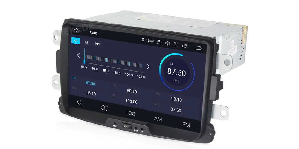 DSP Android 9,0 автомобильный dvd gps плеер для Renault Duster Dacia Sandero Captur Lada Xray 2 Logan 2 gps навигация радио видео плеер