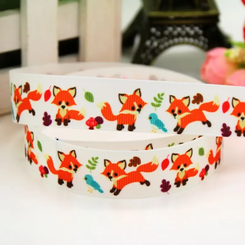 Вечерние украшения для волос с лисьим Мопсом и павлином 7/8 дюймов 22 мм D501|printed