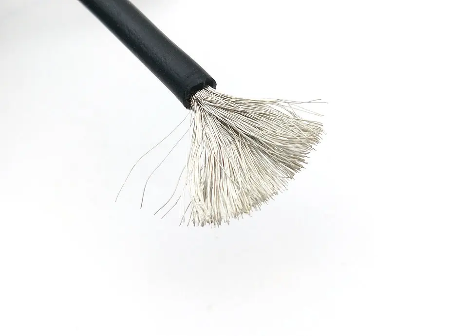 3000 В 14AWG 10 м черный силиконовый провод гибкий многожильный медный кабель|cable