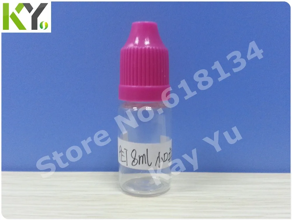 

Wholesale free shipping 8ml childproof cap drop bottle PET 3000 pc/carbon NEW LDPE Dispense Store Most Liquids EYE DROPS