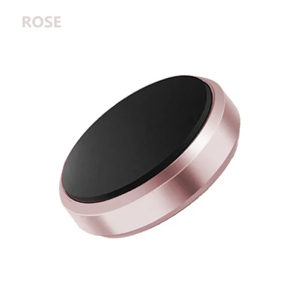 Rose ACCEZZ Мини Универсальный Автомобильный держатель для телефона с креплением на вентиляционное отверстие gps для iPhone huawei Xiaomi samsung S8/S9 магнитный держатель-подставка - Цвет: Rose
