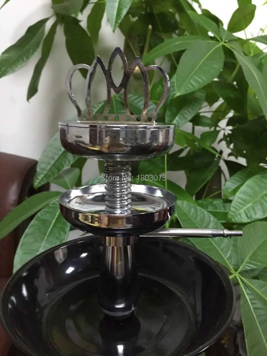 

Crown molding shisha hookah bowl silicone tobacco pipes hookah accessories Stainless steel water bottles on The glass hookah