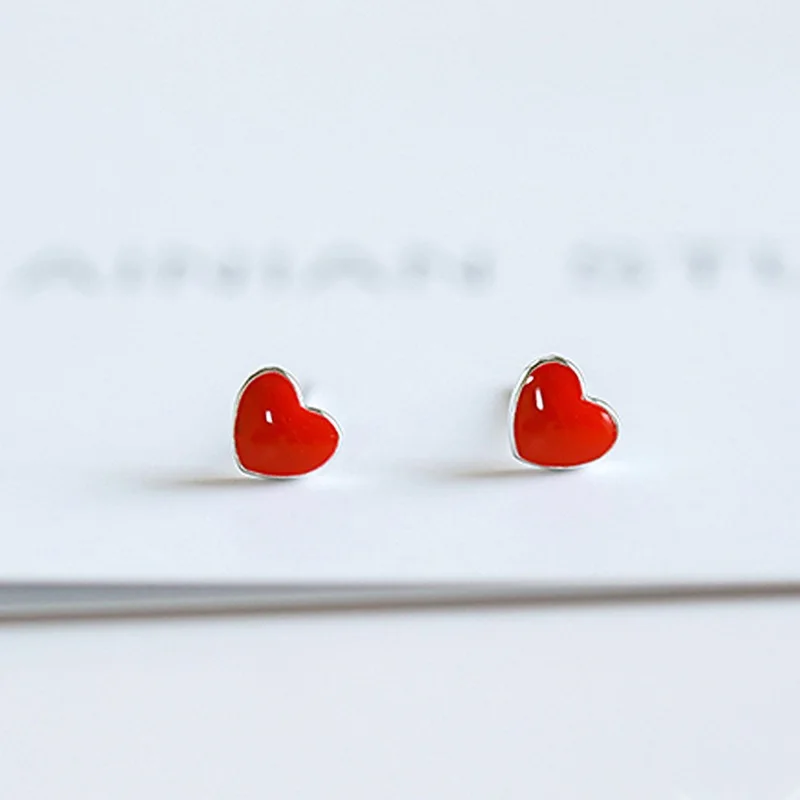 Женский комплект украшений OMHXZJ вечерние серьги гвоздики из стерлингового