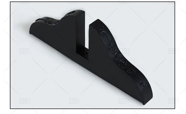 black without caster Пластиковая стойка для экрана с тормозным колесиком, металлическая подставка для перегородок на колесиках - Цвет: black without caster