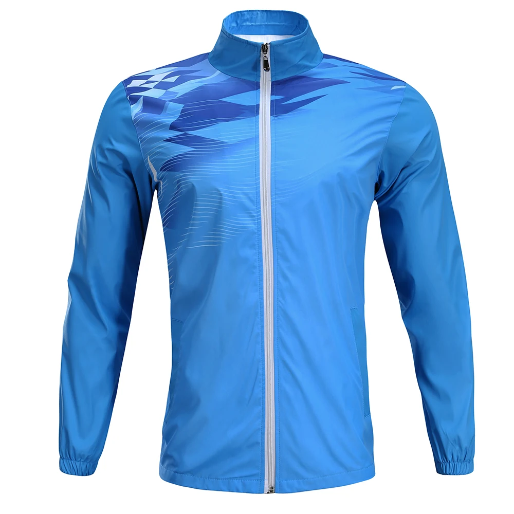 Новая теннисная куртка на молнии для женщин/мужчин бадминтон Бадминтон куртки