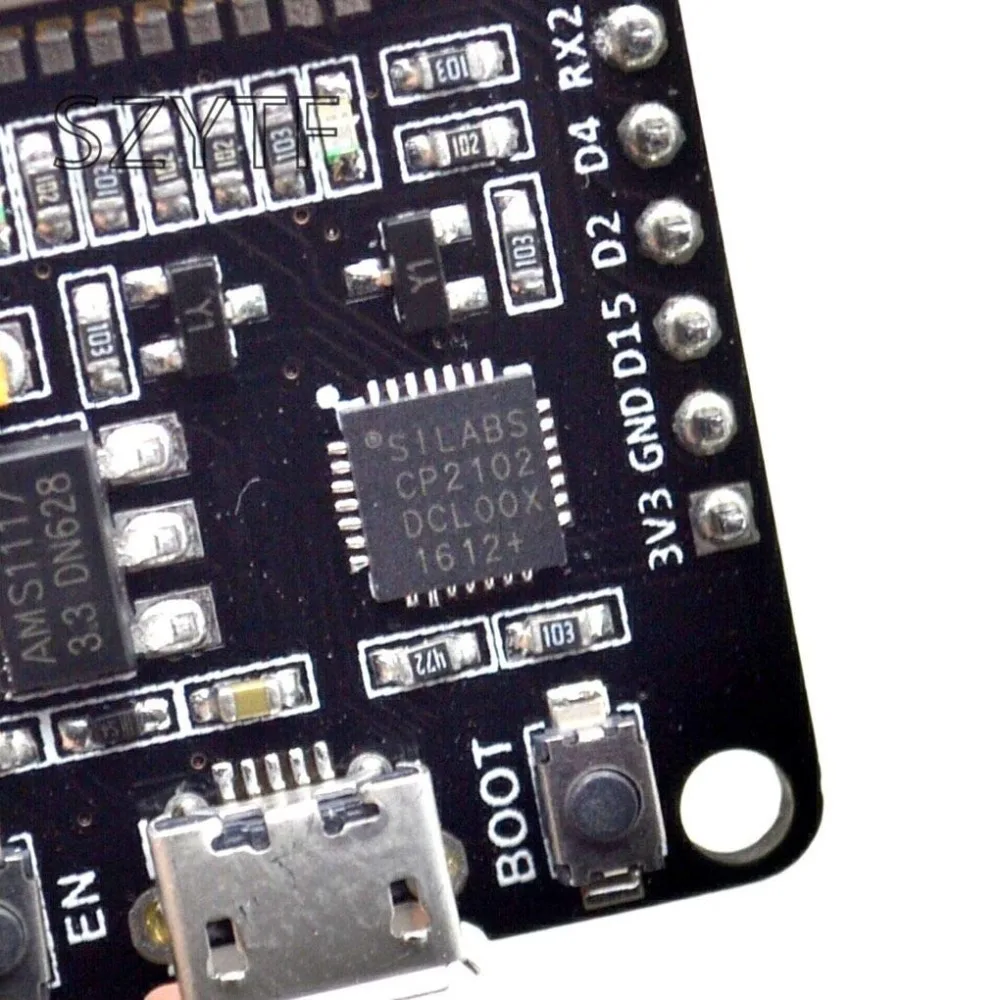 ESP32S ESP 32S ESP32 32 CP2102 Беспроводная плата разработки WiFi Bluetooth Micro USB двухъядерный