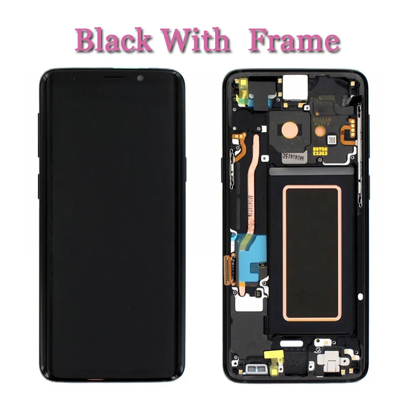 Оригинальный супер AMOLED ЖК дисплей с рамкой для SAMSUNG Galaxy S9 lcd и сенсорный экран