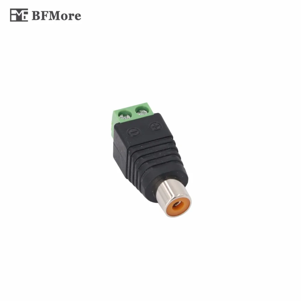 BFMore 023 CAT5 RCA гнездовой разъем DC адаптер балун Разъем для CCTV камеры системы