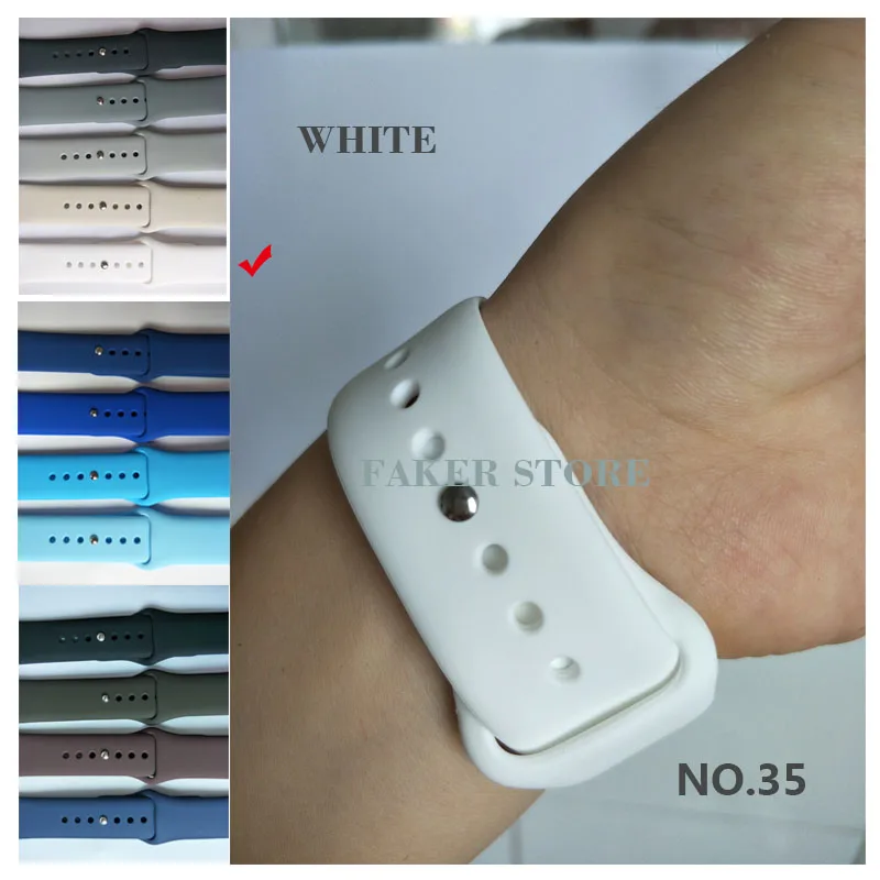 Силиконовый спортивный ремешок Correa для Apple Watch, 42 мм, 38 мм, 44 мм, Iwatch, серия 4, 3, 2, 1, резиновый браслет, ремешок для наручных часов