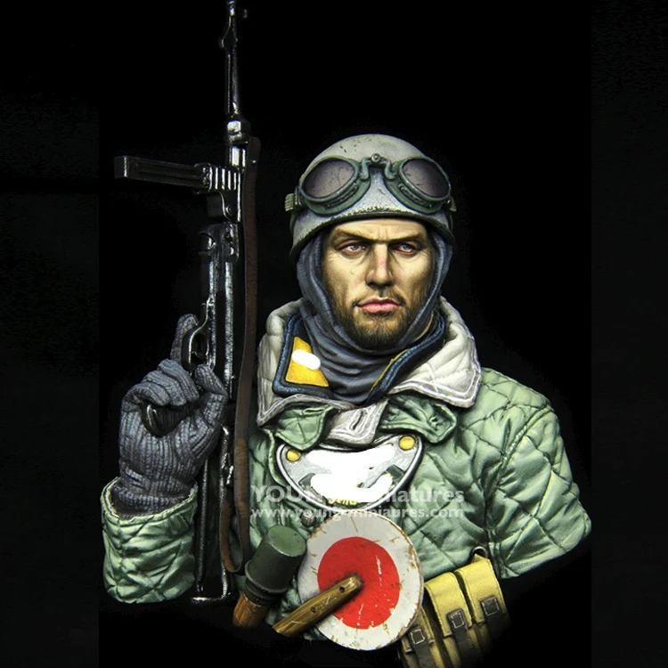 Коллекция 1/10 года модель Fallschirmjager 1943 из смолы GK военная тема Второй мировой войны