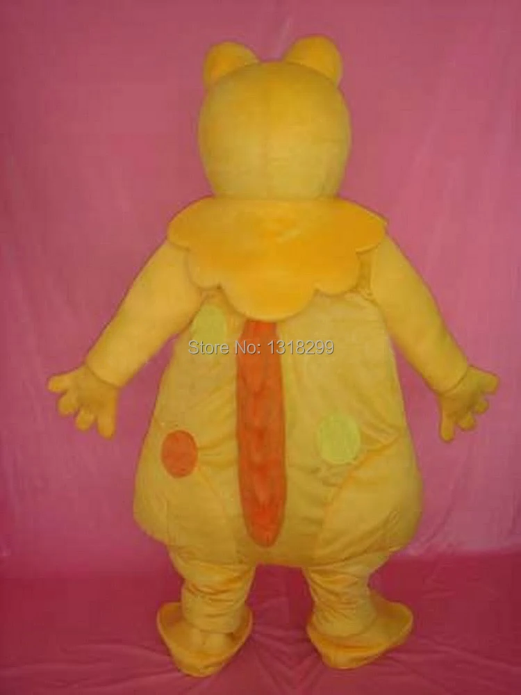 Оранжевый маскарадный костюм динозавра касимира на заказ тематический