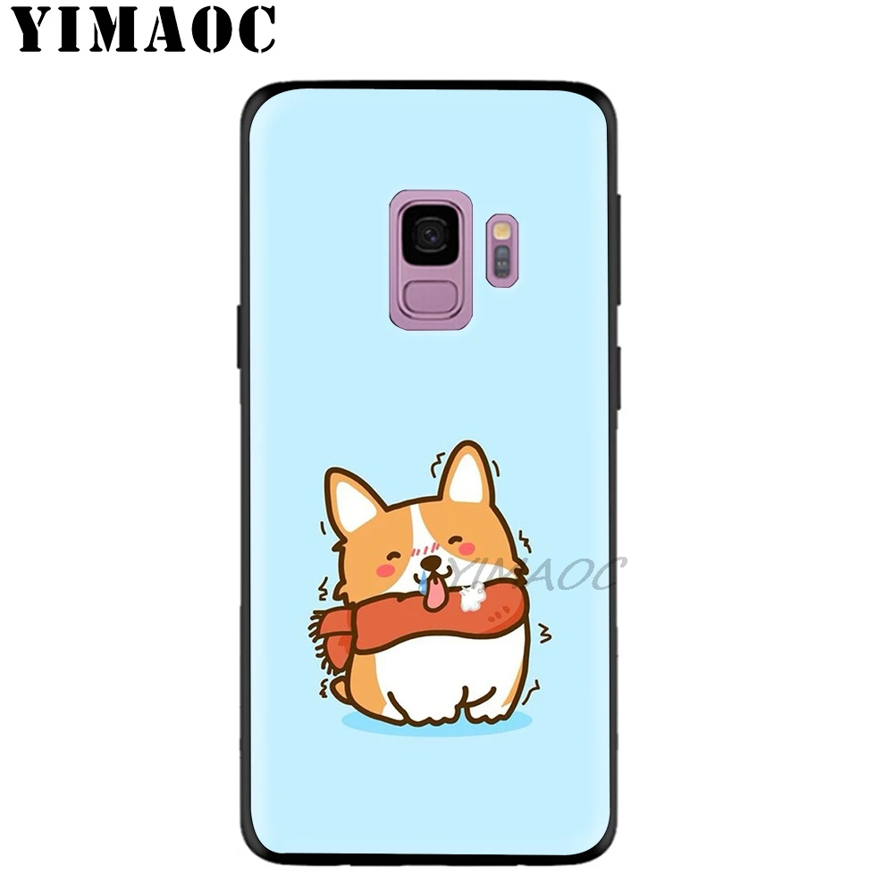 YIMAOC собака корги щенок Мягкий силиконовый чехол для телефона samsung Galaxy A9 A8 A6 плюс