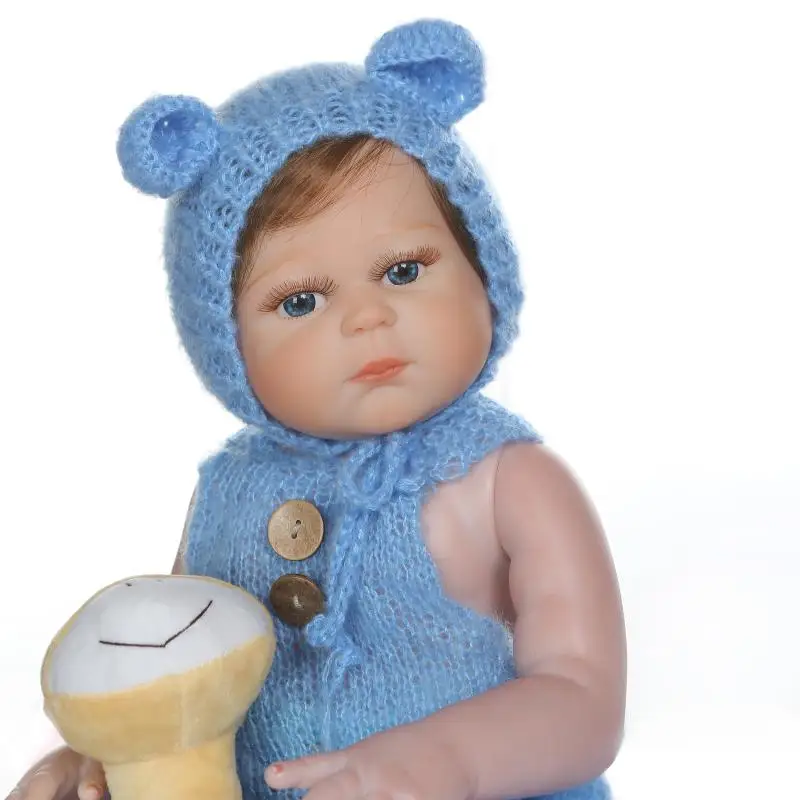 20&quot 50cm reborn baby doll toys boy newborn vinyl dolls bebes corpo de silicone inteiro realista boneca child gifts | Игрушки и хобби