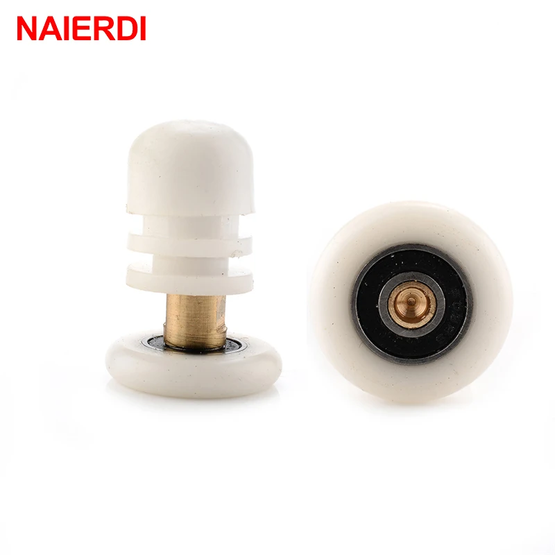Латунные колеса для душа NAIERDI сменные дверей ролики резиновые душевых кабин