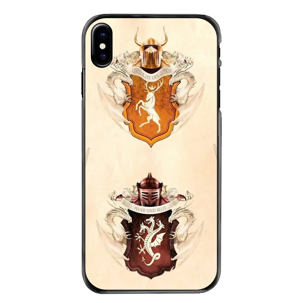 Для iPhone 4 4S 5 5S 5C SE 6 S 7 8 Plus X XR XS Max iPod Touch Игра престолов дом Старк декор для обоев