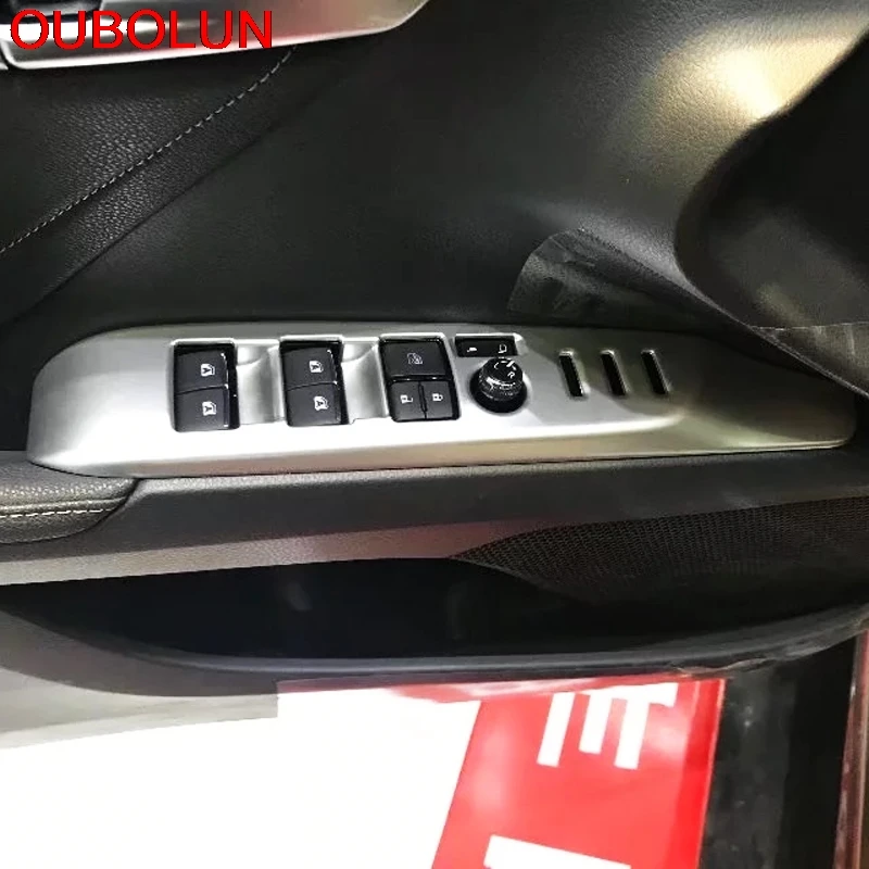 OUBOLUN 4 шт. для Toyota Camry XV70 2017 2018 LHD ABS хромированный стеклоподъемник зеркало