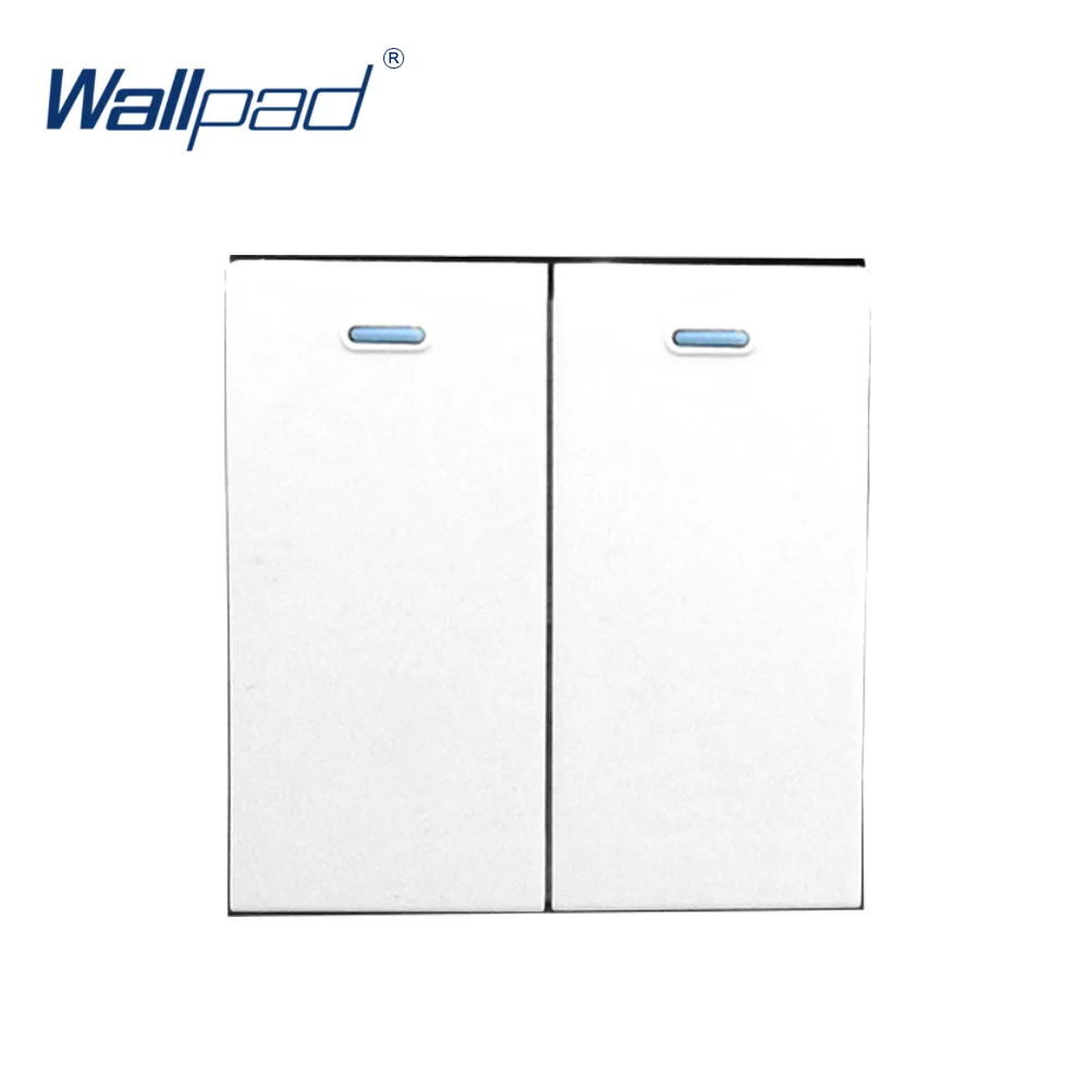 Wallpad Luxury 2 Gang Reset Switch мгновенный контактный функциональный ключ для стены только
