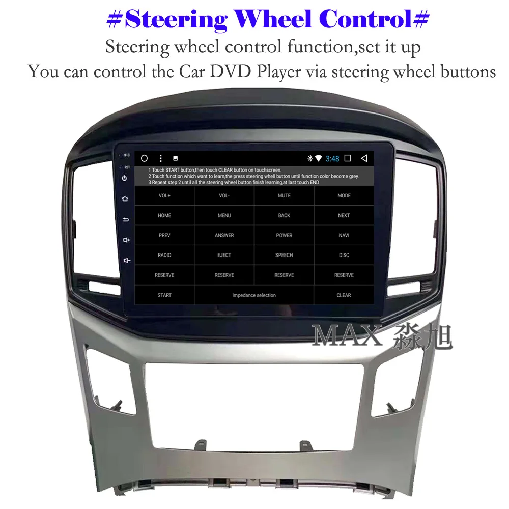 MAX 2G 32G Android 8.1.0 Автомобильный DVD плеер для Hyundai H1 Grand Starex Travel Cargo/iLOAD Car radio RDS GPS