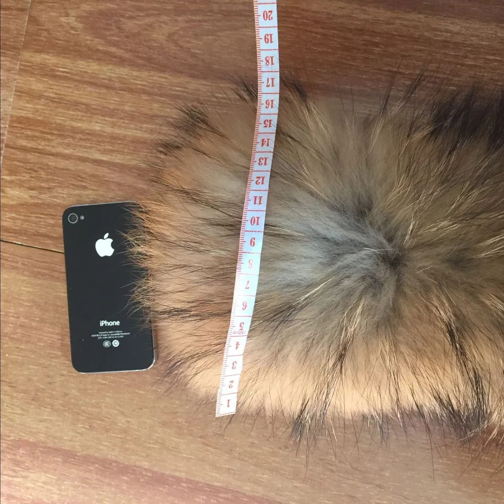 

Jancoco Max Women Real Raccoon Fur Sleeve Cuffs Ring For Jackets Fashion S1405