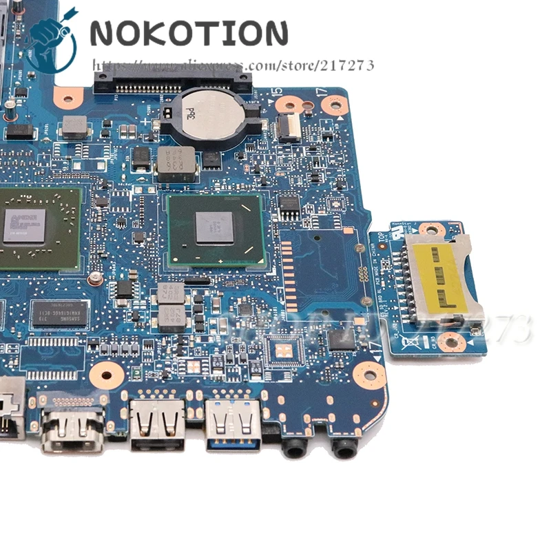 NOKOTION H000052840 для Toshiba Satellite C870 L870 L875 Материнская плата ноутбука PGA988B SLJ8E HM76 DDR3 HD7610M видеокарта