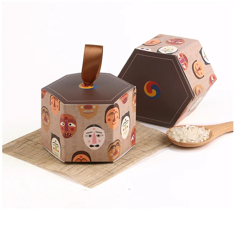 

100 шт творческие шестиугольник Подарочная коробка, изысканный мыло ручной работы в коробке, печенье, шоколадные конфеты коробки свадебные вечерние украшения коробка