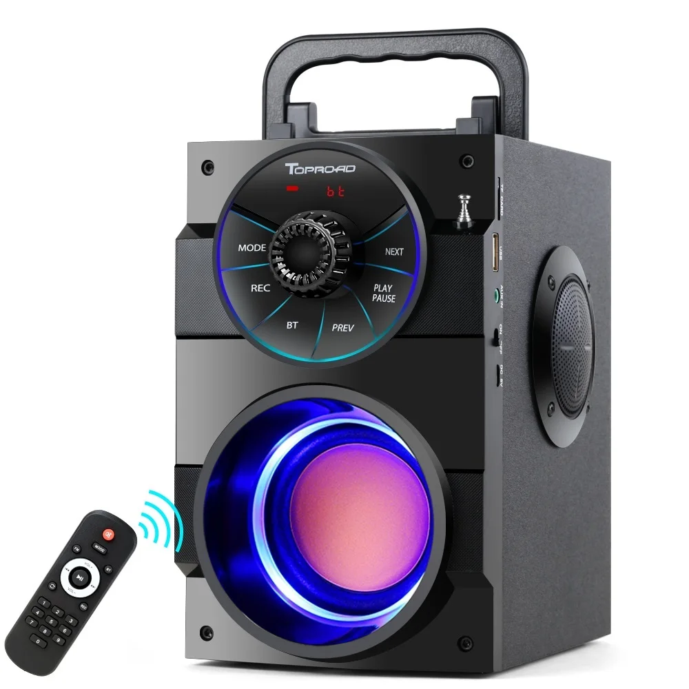 Портативная Bluetooth Колонка TOPROAD беспроводная стереоколонка с - Цена: 